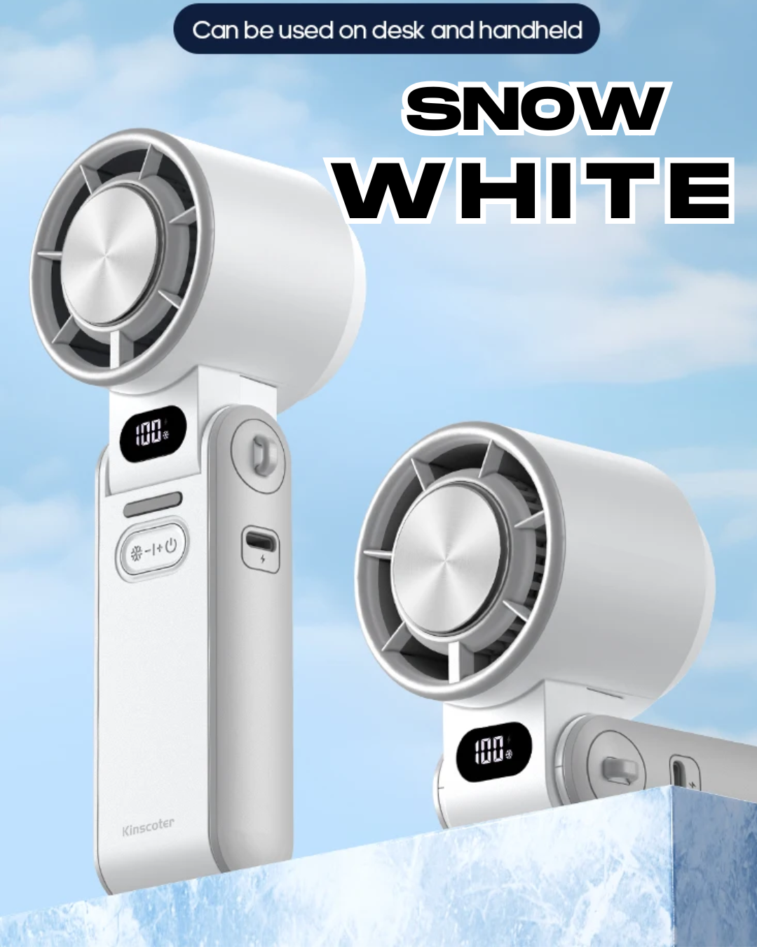 2025 TurboCool Fan - Portable Handheld Cooling Fan [FOLDABLE].