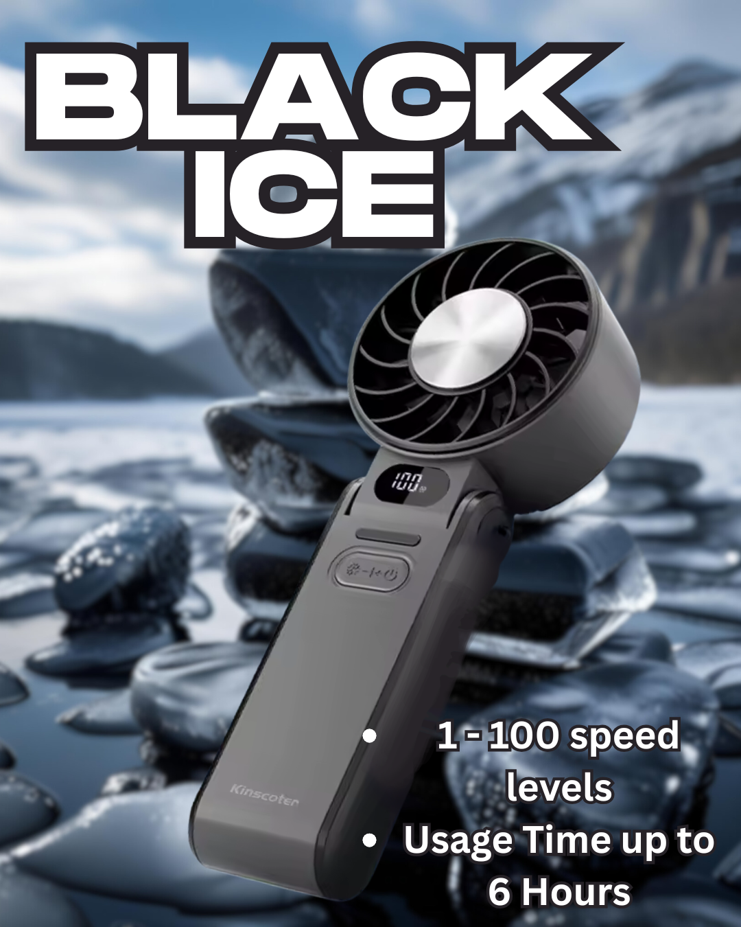 2025 TurboCool Fan - Portable Handheld Cooling Fan [FOLDABLE].